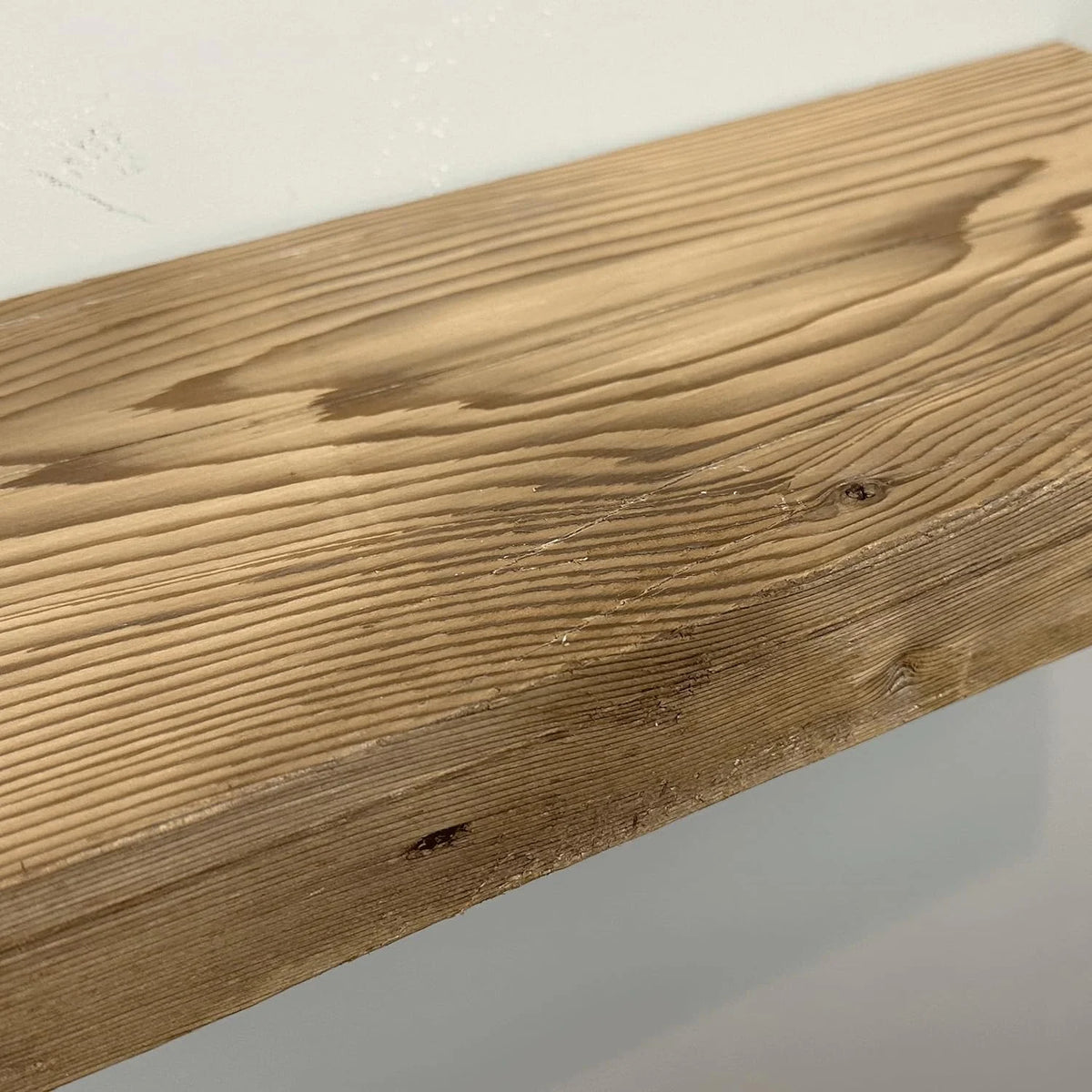 Unfinished Reclaimed Wood Mantel Shelf 60" L X 6" D L6193