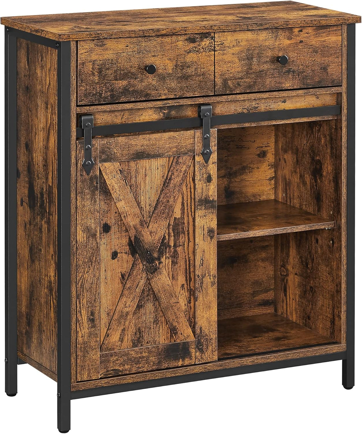 Buffet Cabinet with 1 Drawer and Sliding Barn Door S6541