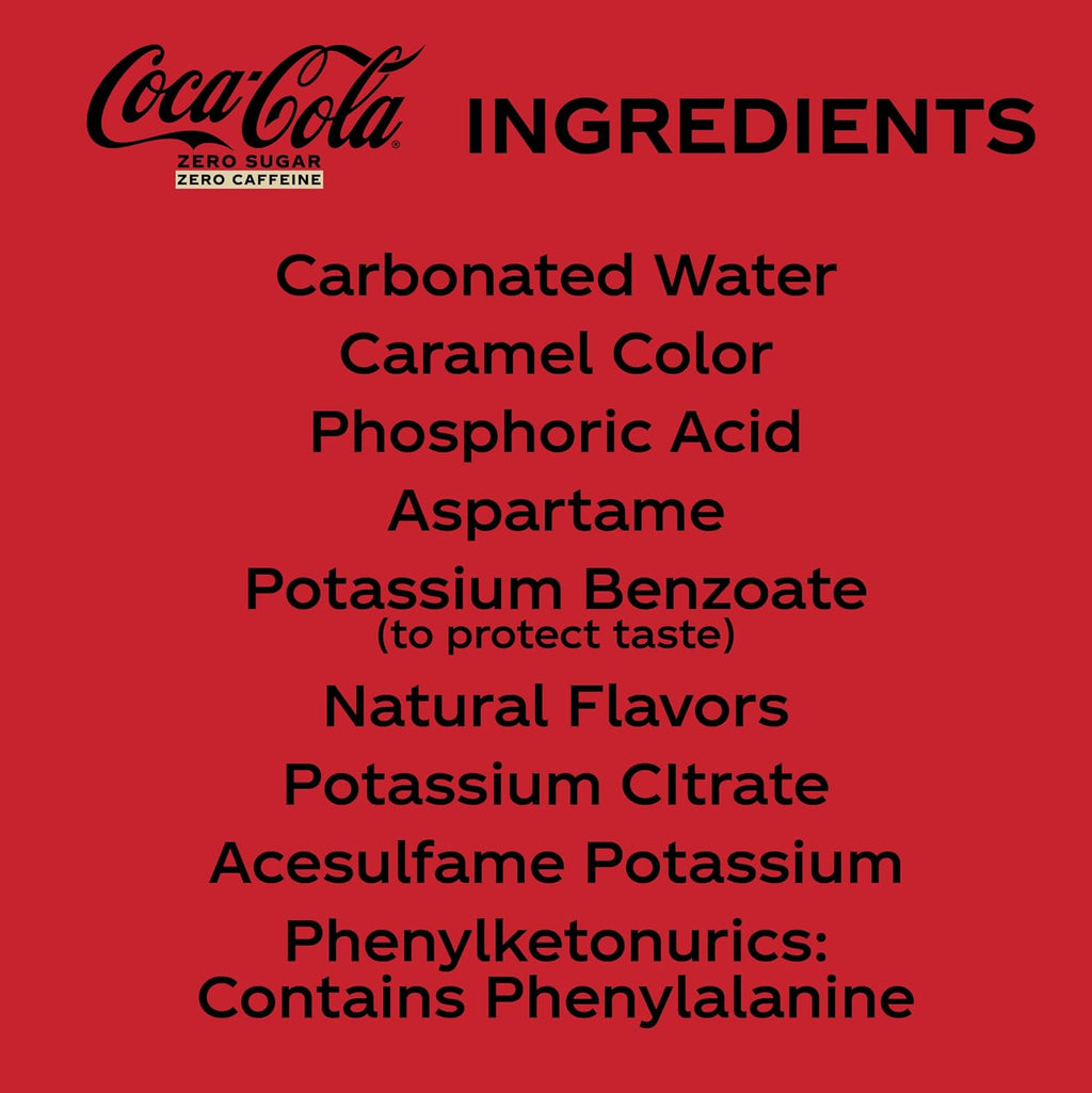 Zero Caffeine-Free Soda, 12 Fl Oz (pack of 12) E497673