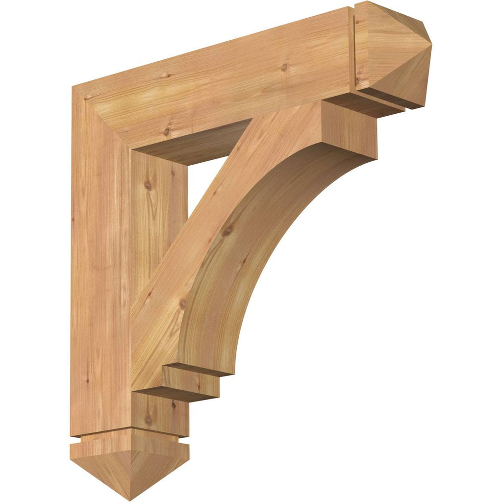 5 1/2x22W x 28x22D x 28x22H Western Red Cedar Bracket U940