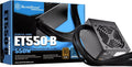 550 Watt 80 Plus Bronze ATX Power Supply with Flat Black Cables F79314