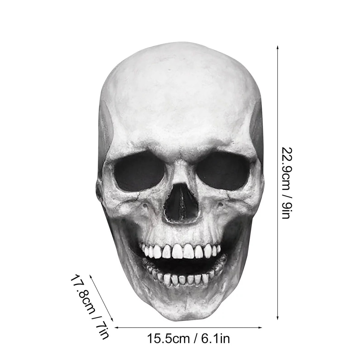 Full Head Skull Helmet Movable Jaw K606