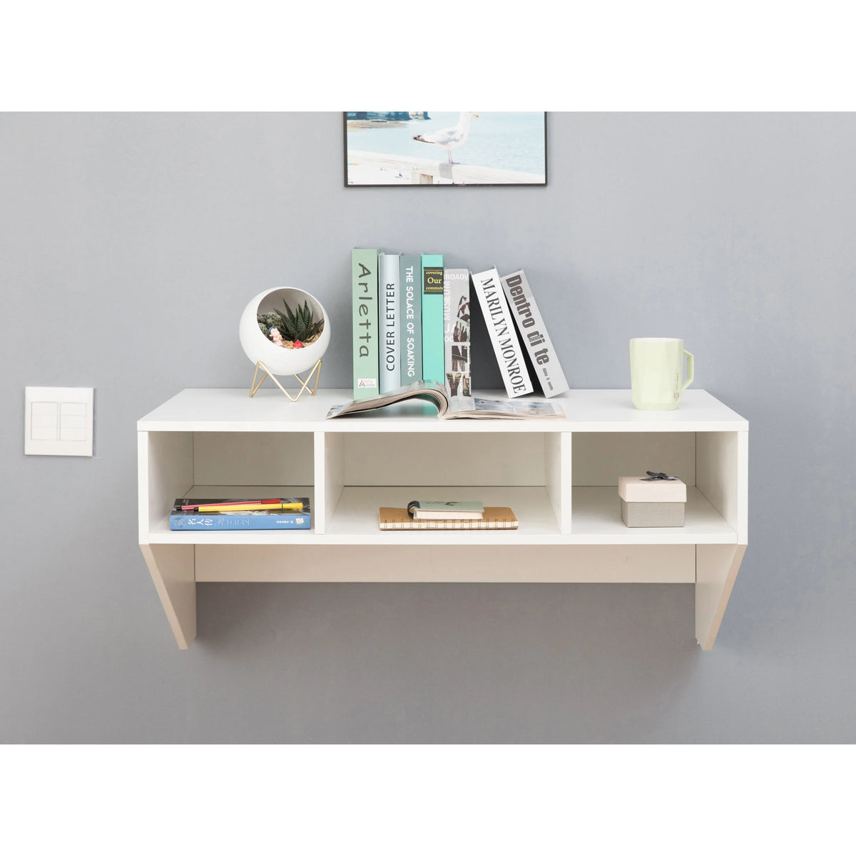 Wall Mounted Home Office Furniture Set C68957