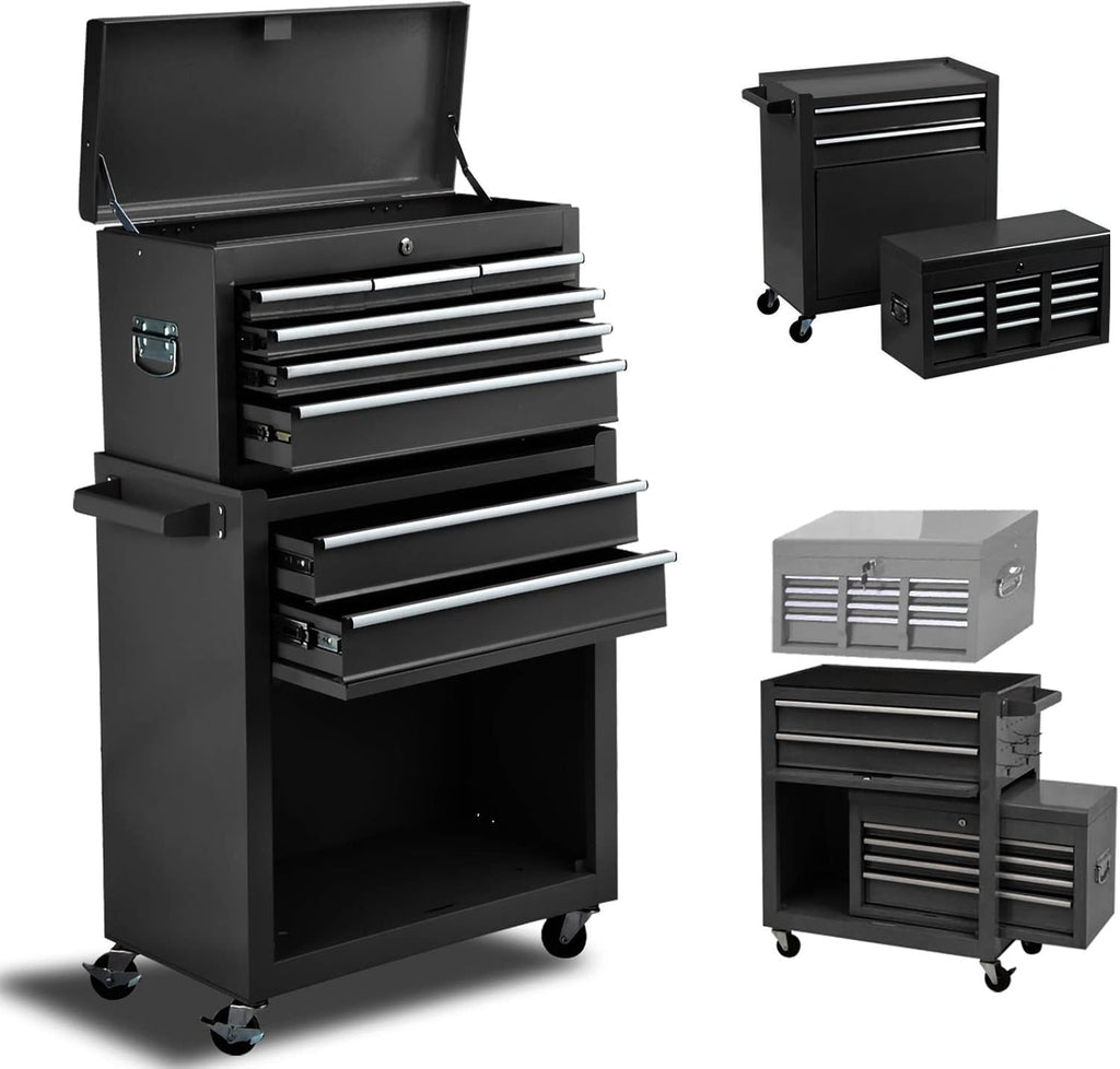 8 Drawer Rolling Lockable Tool Chest D53777