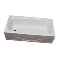 Replacement ABS Bath Tub, 27 x 54, White with Left Drain Z5293