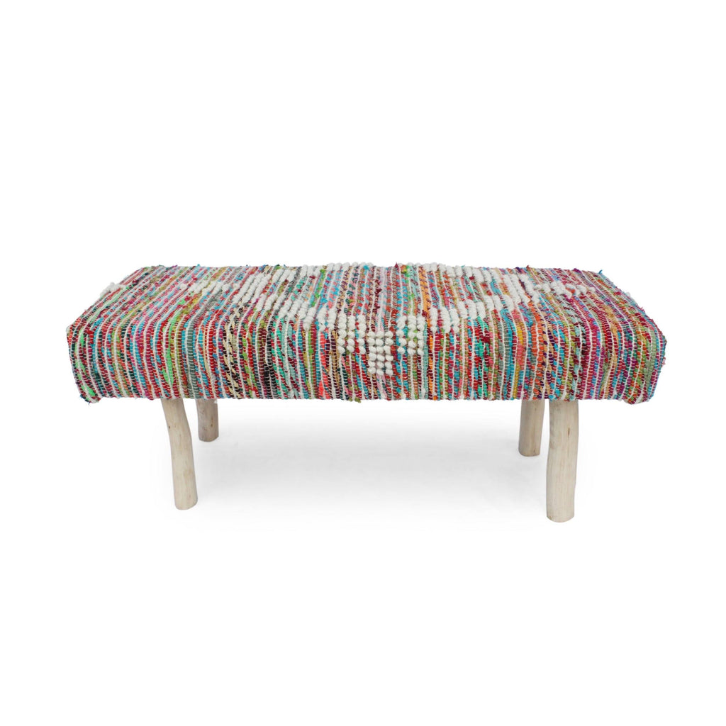 Rectangular Bench Dark Beige V845