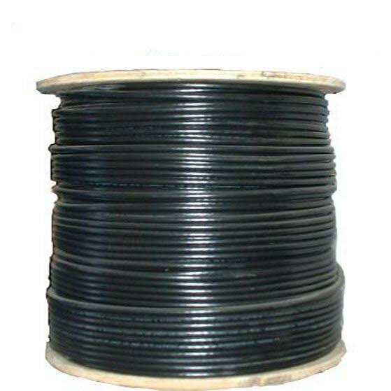 RG6 Coaxial Cable 1000ft Black S12476