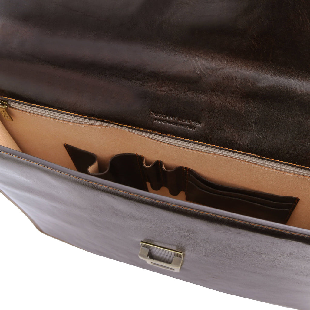 Red Leather Briefcase R490011