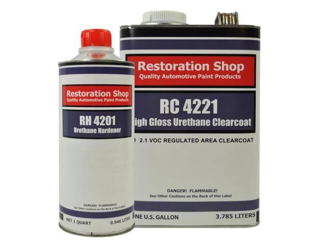 Yellow Urethane Basecoat Clearcoat Auto Paint Medium Gallon Kit F693850