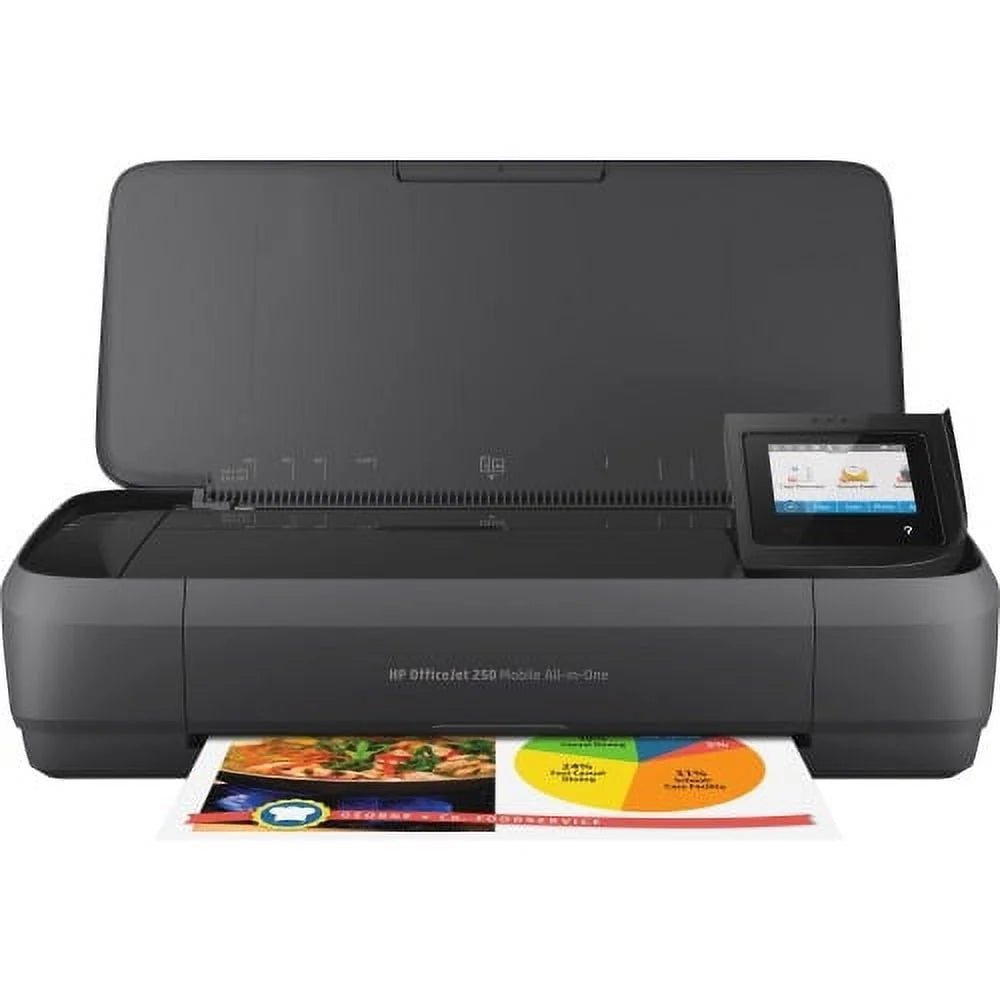 Restored HP OfficeJet 250 Mobile All-in-One InkJet Printer O62179