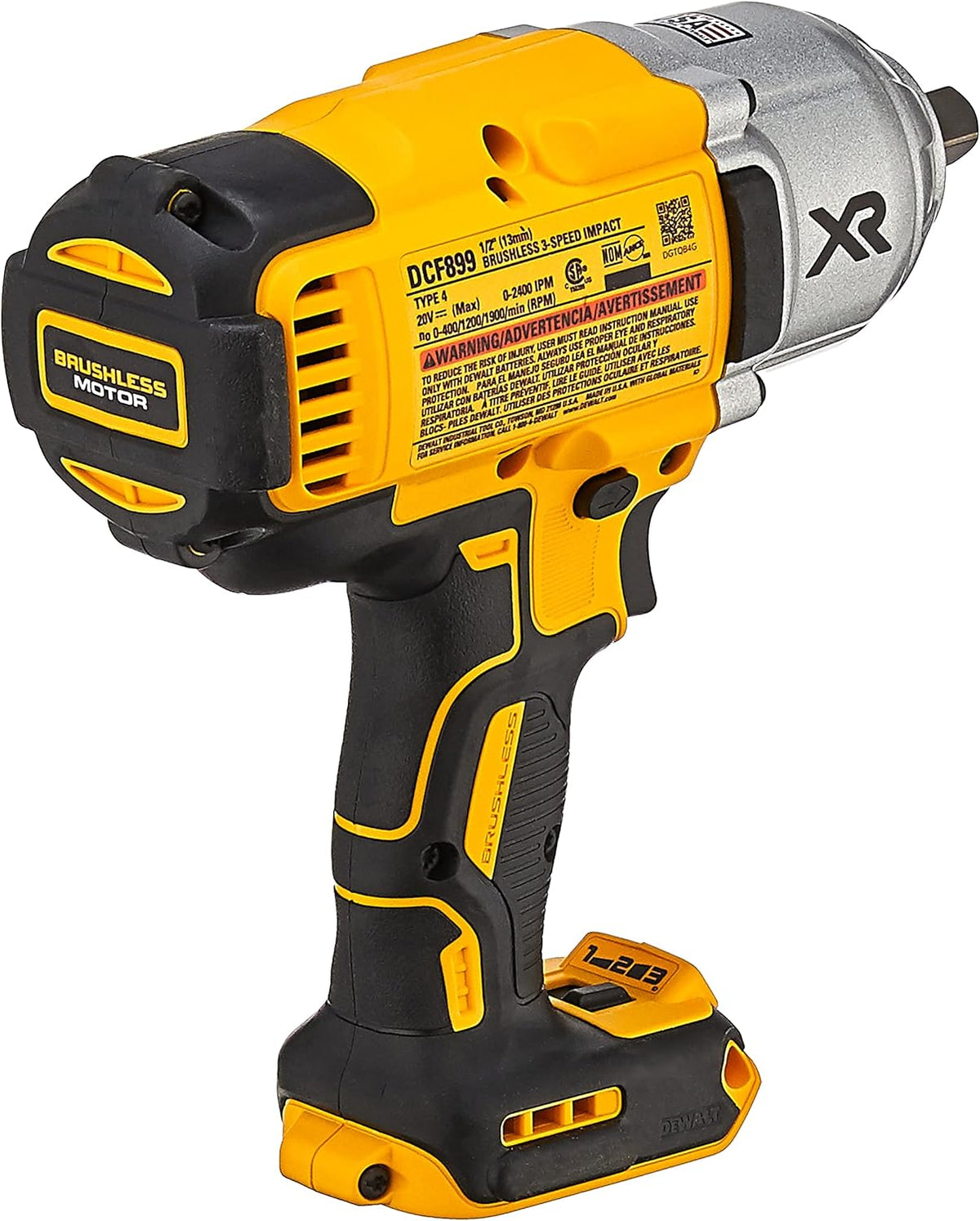 Brushless High Torque 1/2" Impact Wrench, Cordless, Tool Only I386044
