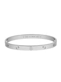 18K White Gold Bracelet Size 20 P548