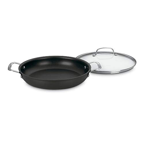 12-Inch Nonstick Hard-Anodized Everyday Pan with Medium Dome Cover N79896