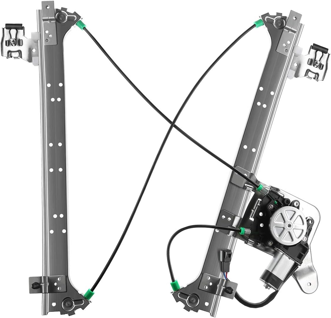 Power Window Regulator with Motor for Chevrolet Suburban 1500 2500 2000-2006 Silverado GMC Sierra Cadillac Escalade EXT Rear Right Passenger Side H7153