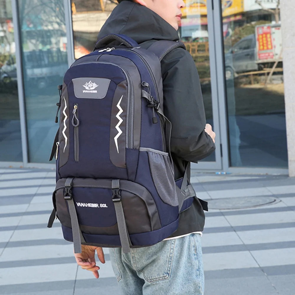 Hiking Backpack 60L Water-resistant Camping Backpack O53768