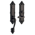 Distressed Oil Rubbed Bronze Left Handed Full Dummy Handleset V541