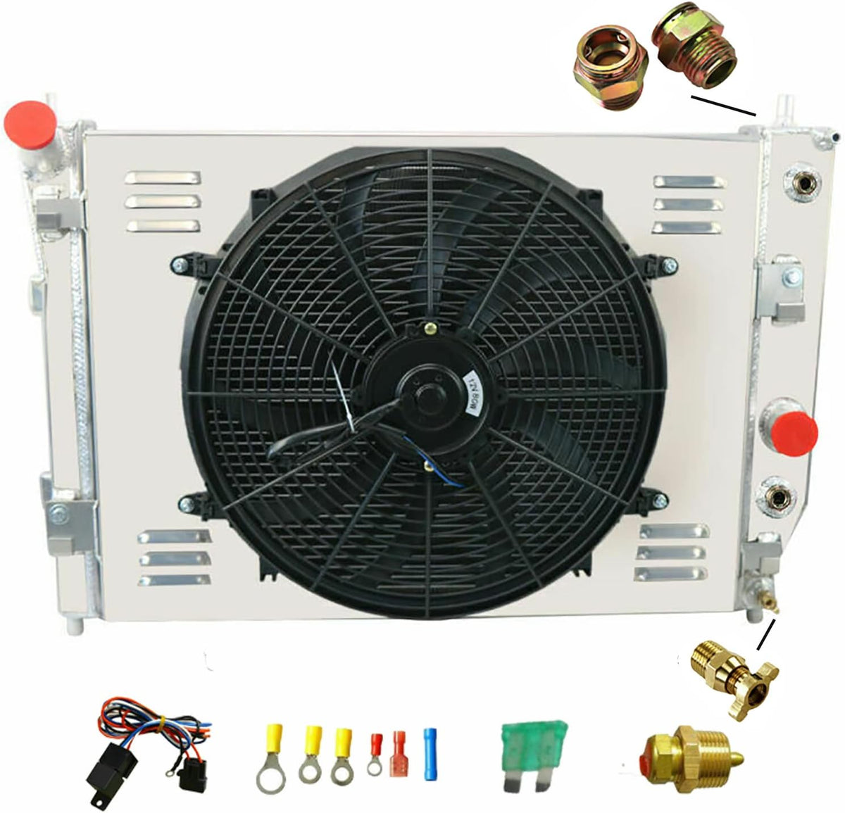 Aluminum Radiator 3 Row Core V62007