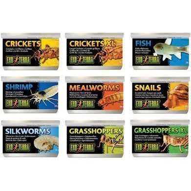 Canned Earthworms Reptile Food D94696