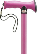 Light Pink Ergonomic Aluminum Adjustable Walking Cane A43870