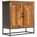 Recycled Teak and Steel Sideboard G505877