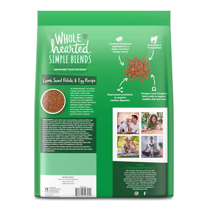 Lamb Sweet Potato & Egg Recipe Dry Dog Food L53606