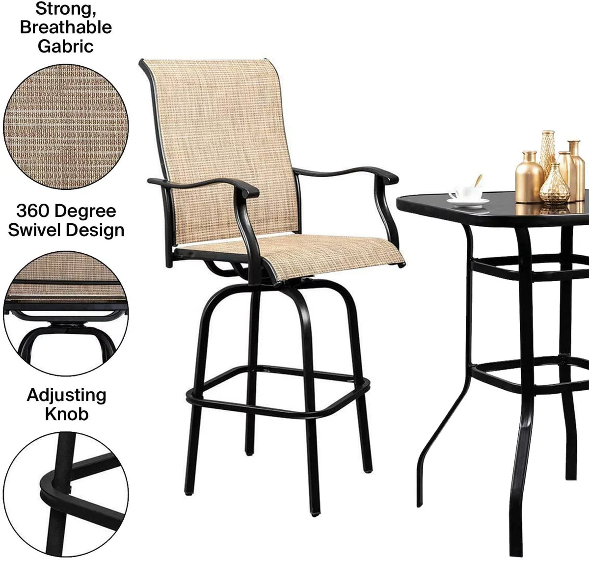 3 Piece Outdoor Furniture Set S82131