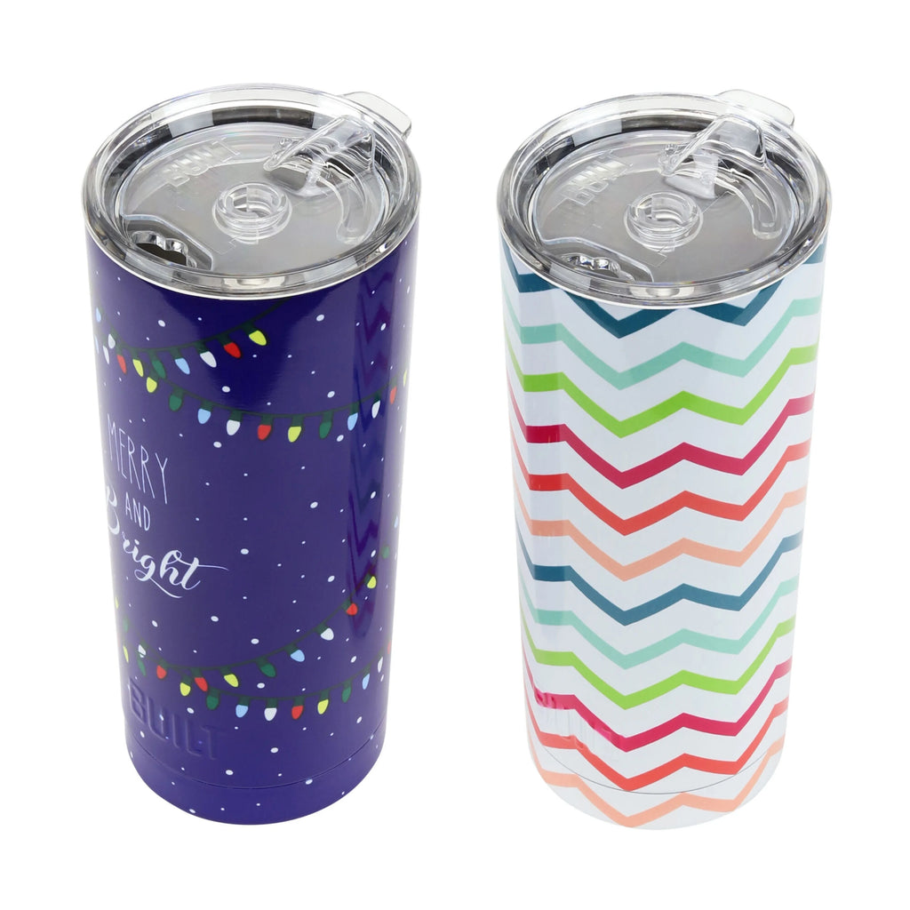 20oz Stainless Steel Tumblers Set of 2 A664306