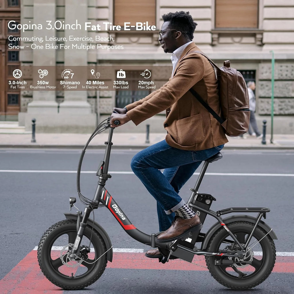 Folding 350W Step-Through Electric Bike K275050
