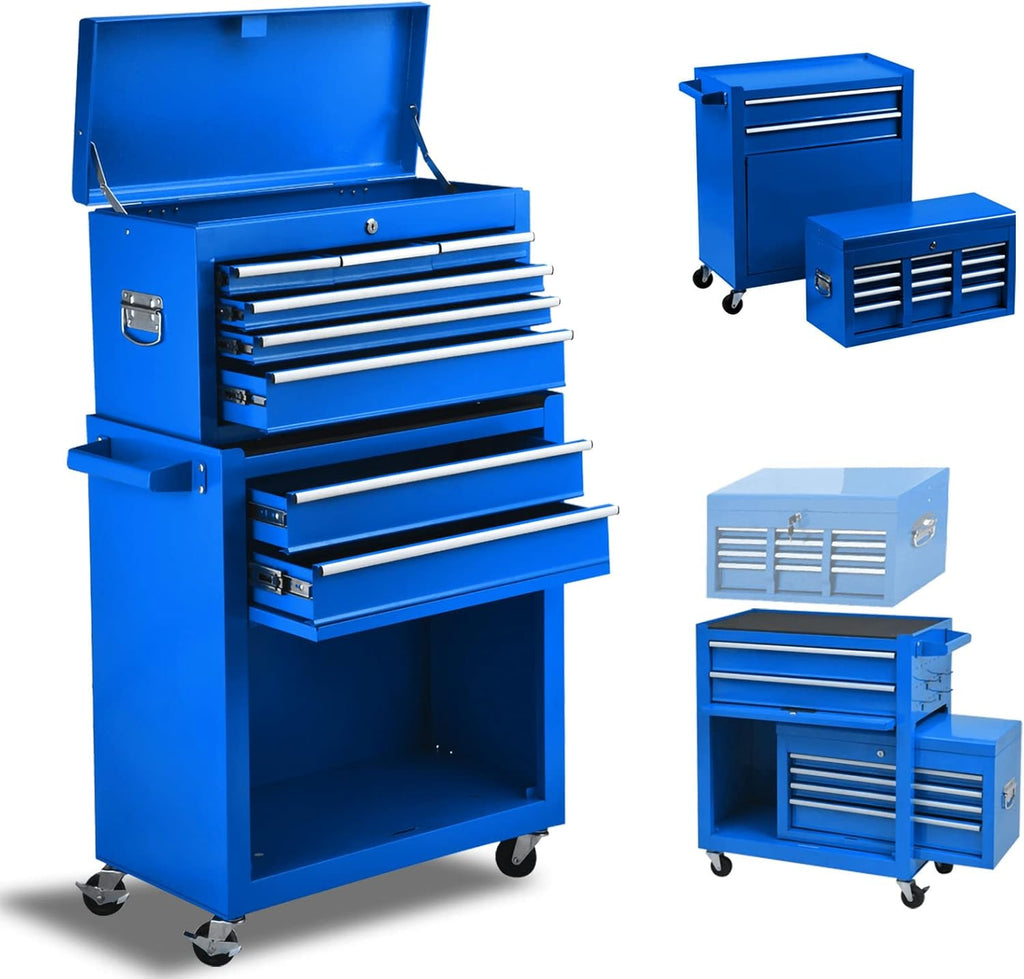 8 Drawer Rolling Lockable Tool Chest D53777