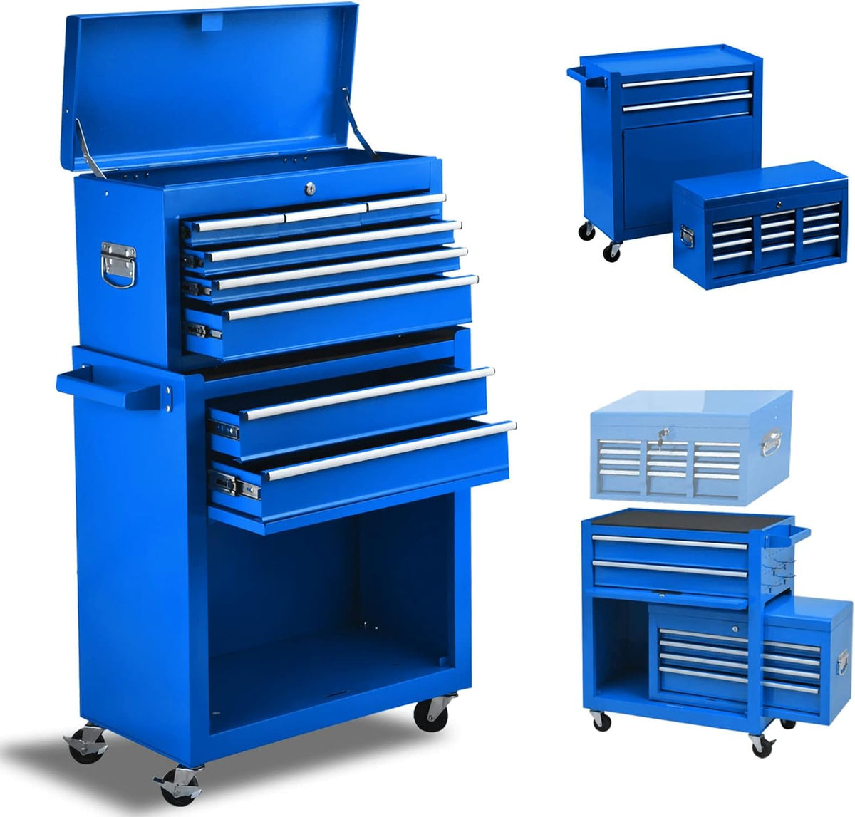 8 Drawer Rolling Lockable Tool Chest D53777