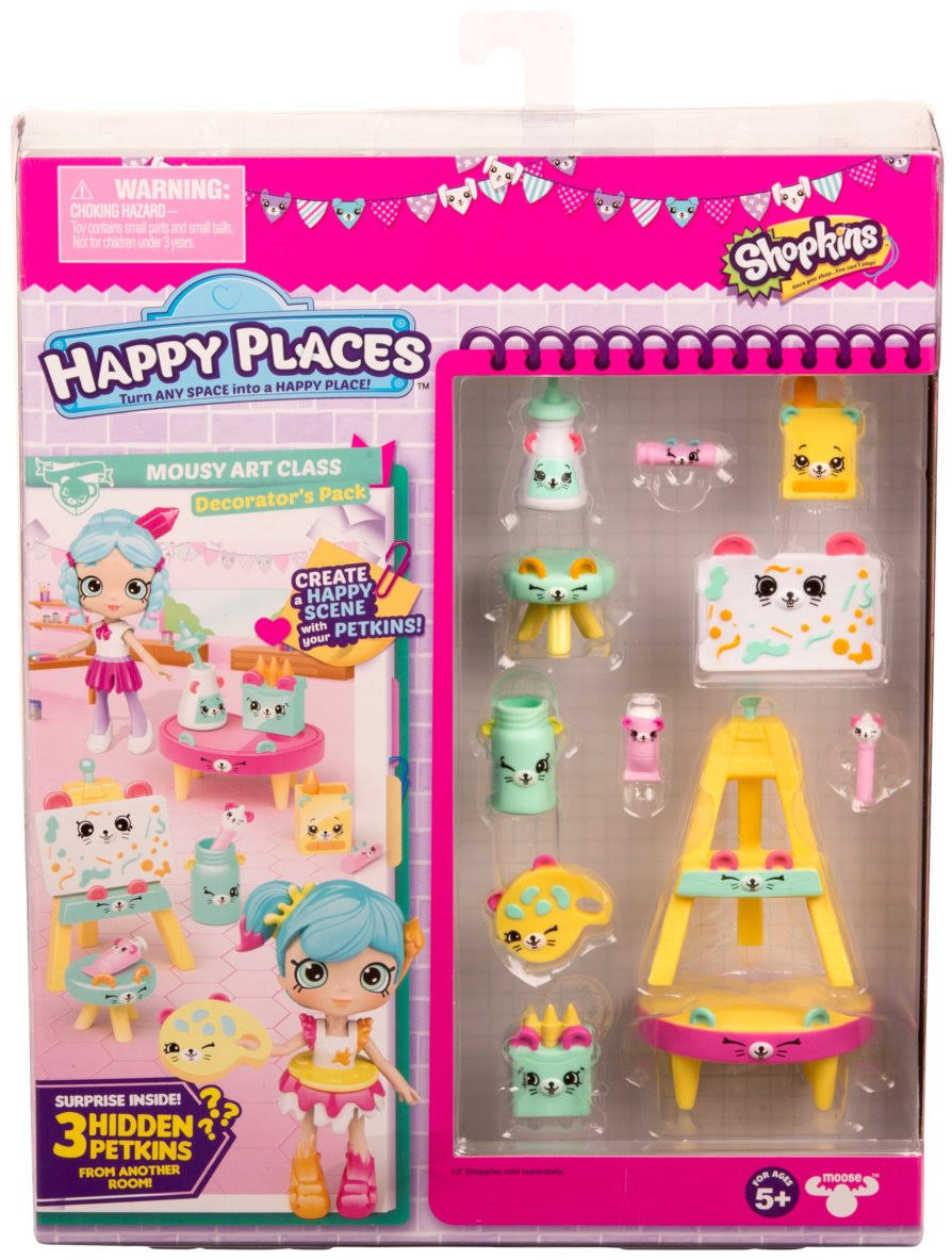 Mousy Art Class Shopkins Decorator Pack P3872