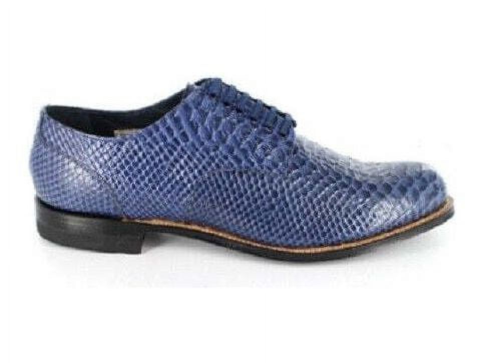 Blue Anaconda Leather Men's Shoes Z427436