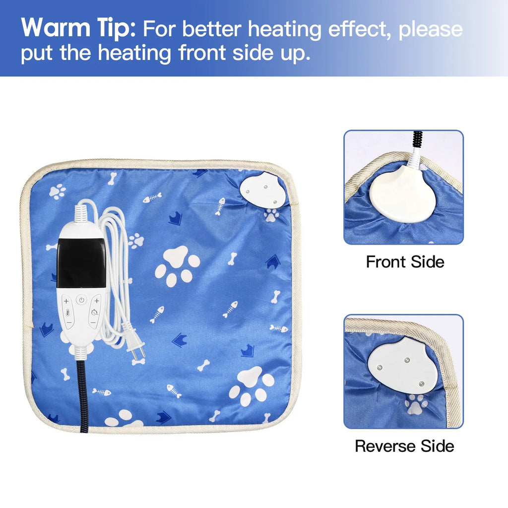 Heating Mat with Adjustable Temperature and Timer Y4889