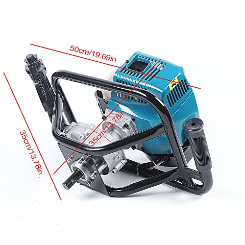 63cc Engine Post Hole Digger Earth Auger Borer L858