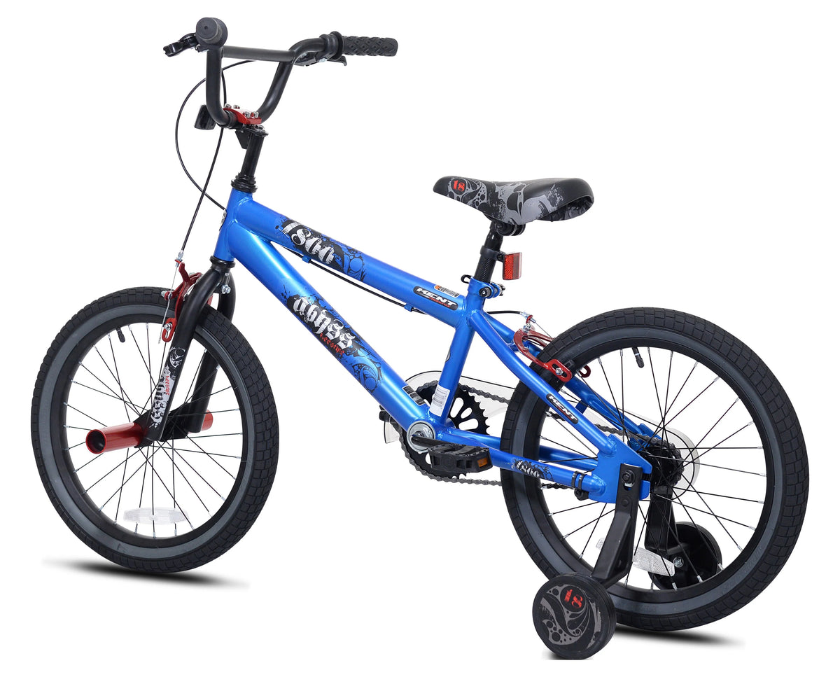 18-inch Blue Freestyle BMX Bicycle P873213