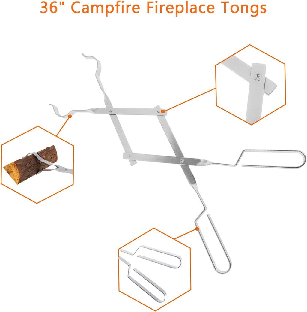 36 Stainless Steel Fire Pit Tool Kits X358