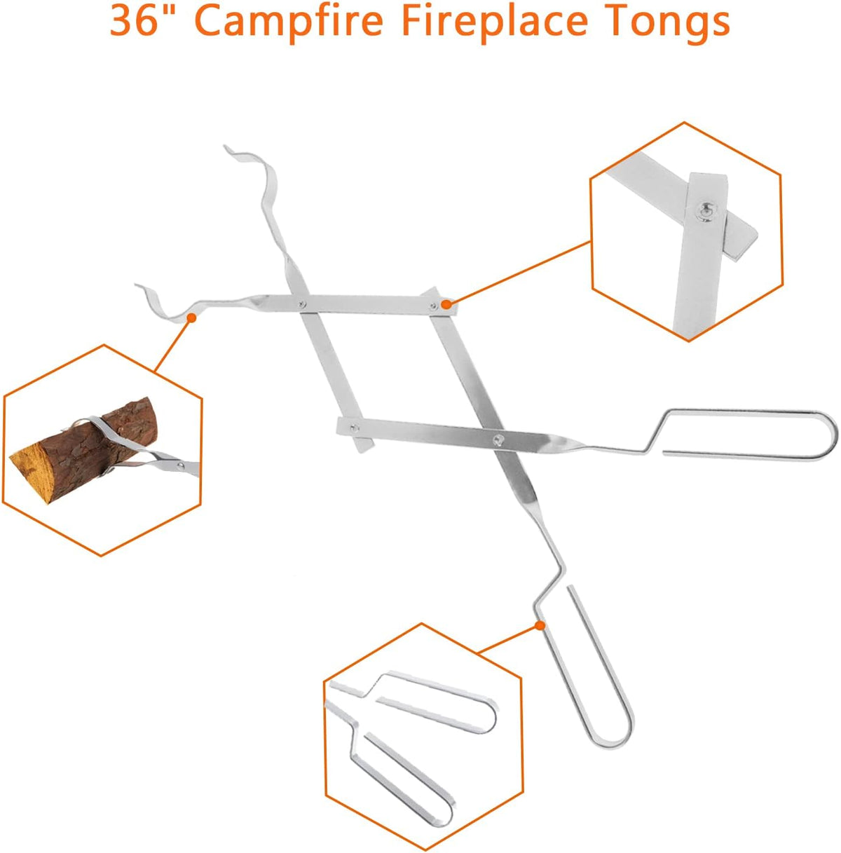 36 Stainless Steel Fire Pit Tool Kits X358