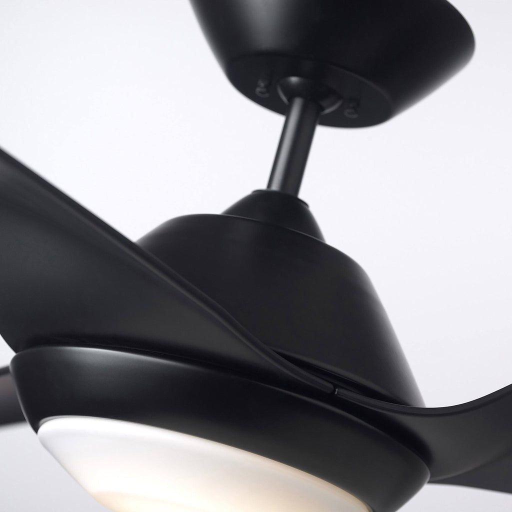 Black LED Ceiling Fan M8383