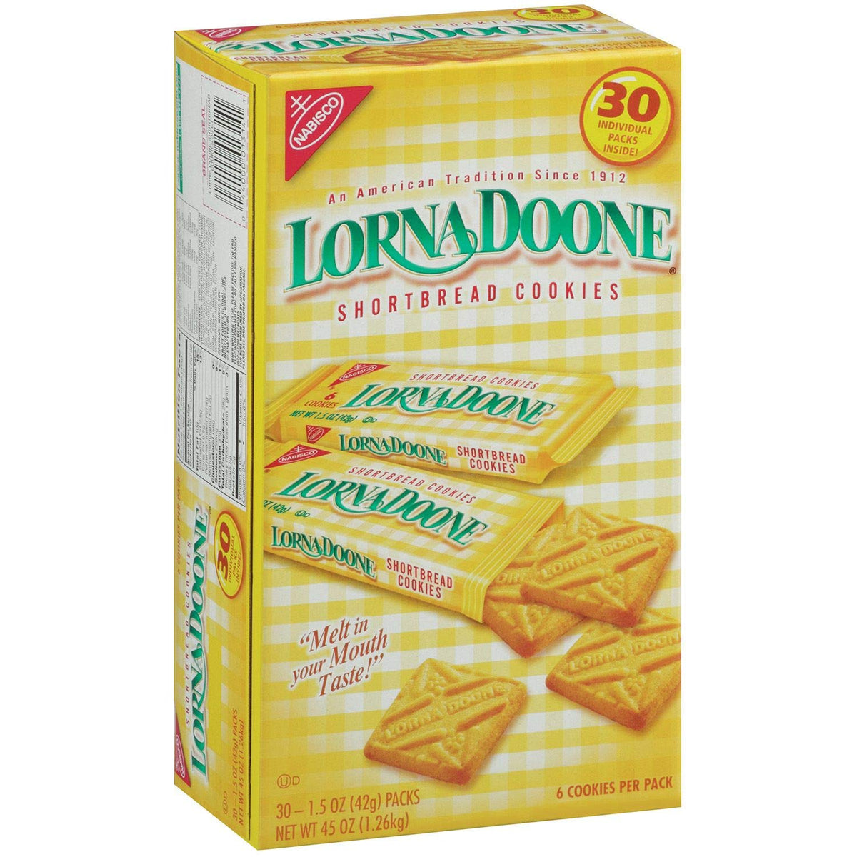 Shortbread Cookies 1.5 oz., 30 ct. P24769