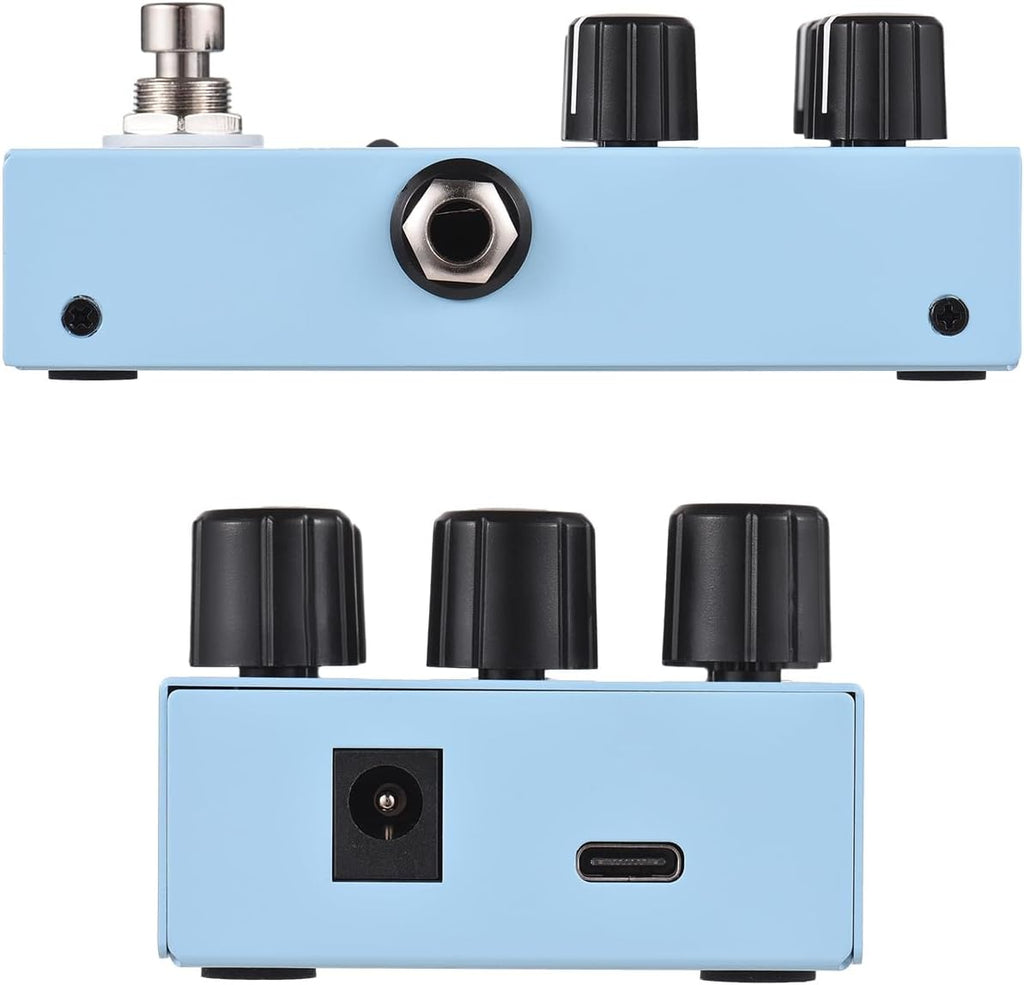 Digital Reverb Pedal with 9-Mode Reverb Selection for Guitar Bass V65334