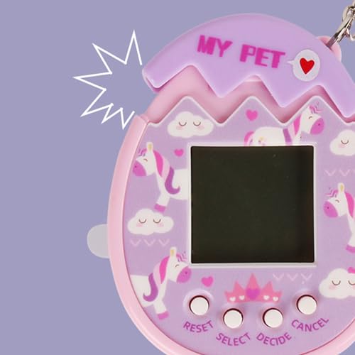 Purple Virtual Electronic Pet Keychain Game Machine N347791