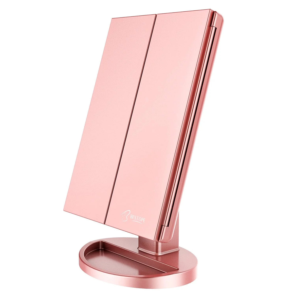 Trifold Makeup Vanity Mirror with Lights W8951