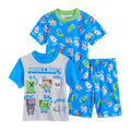 3-piece Poly Pajama Shorts Set N491501
