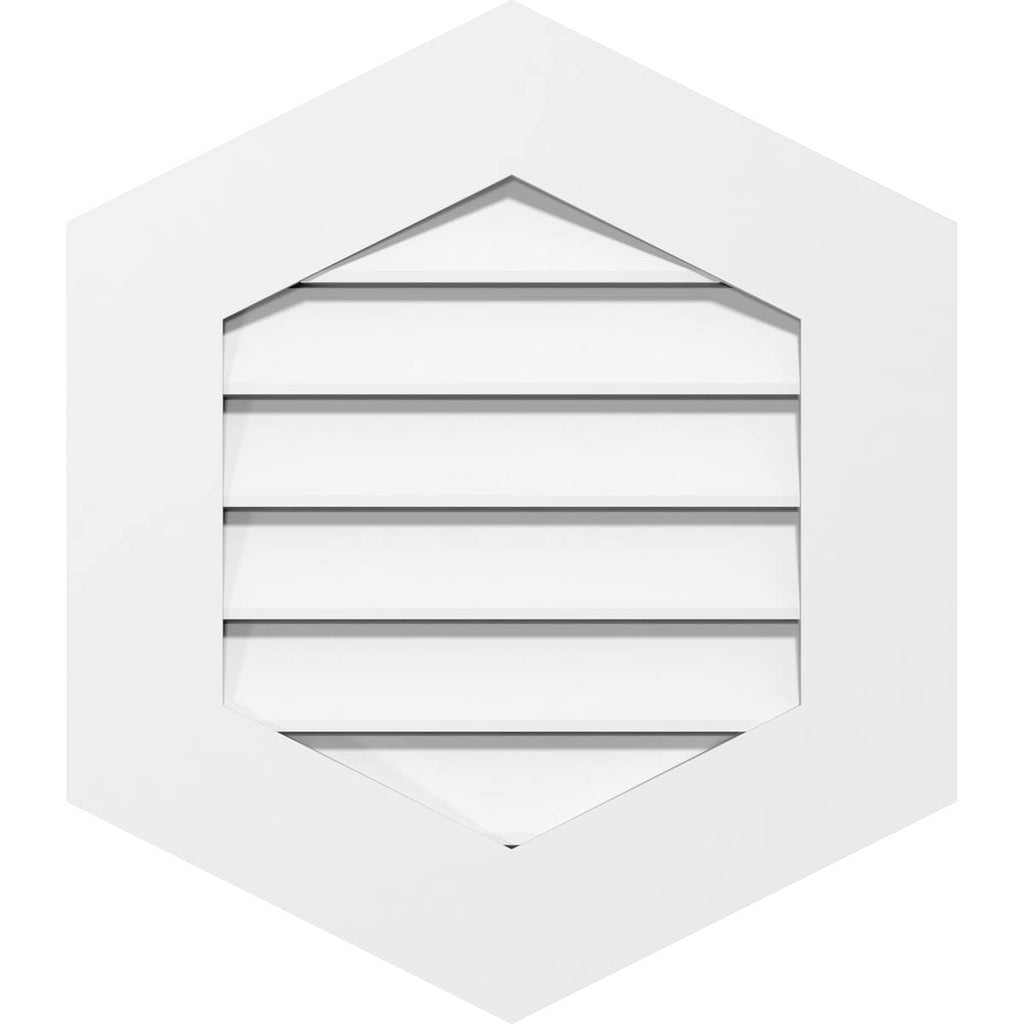 16x22W x 36x22H PVC Gable Vent L280563