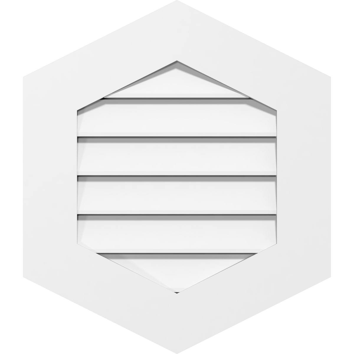 16x22W x 36x22H PVC Gable Vent L280563