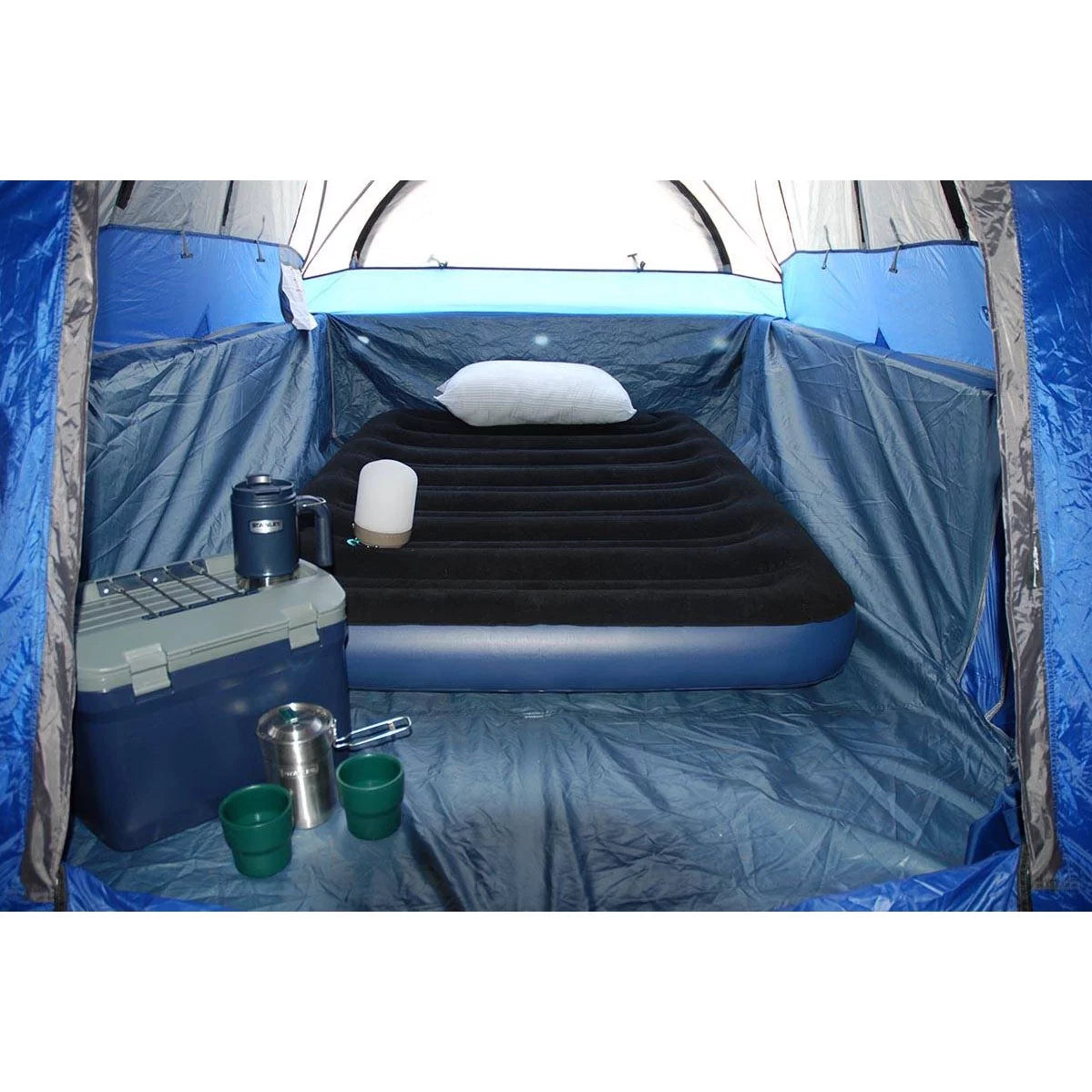 Portable Air Mattress Inflatable Bed with Built In Pump J37281