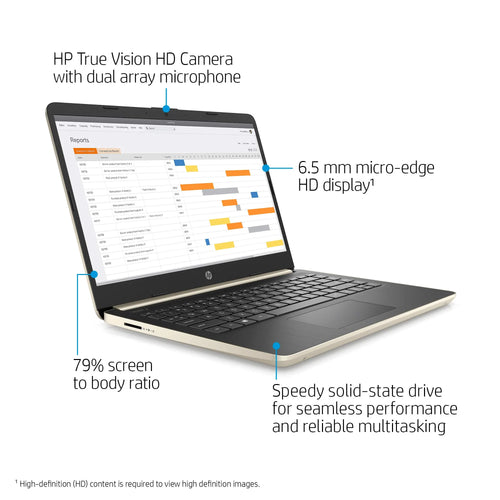 14'' HD Laptop Intel i3 8GB RAM 128GB SSD Windows 10 Pro Y63371