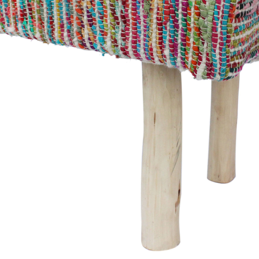 Rectangular Bench Dark Beige V845