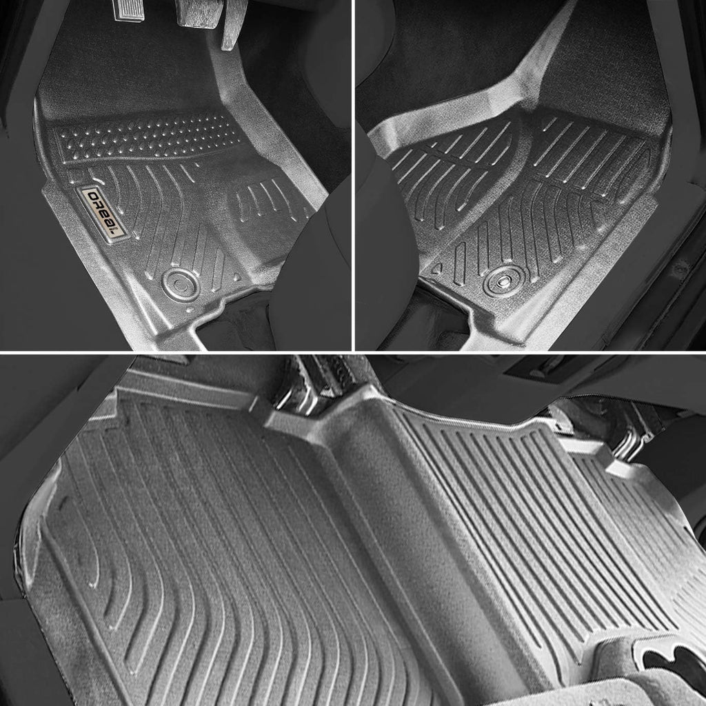 Black All Weather Floor Mats Liners G8293