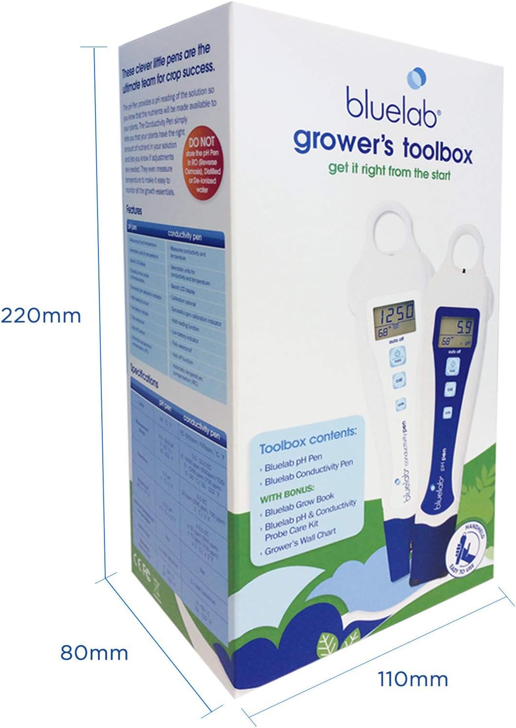 Conductivity Tester and pH Meter with Probe Care Kit Z9578